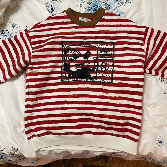 Coach Tops - COACH DISNEY MICKEY MOUSE X KEITH HARING CREWNECK